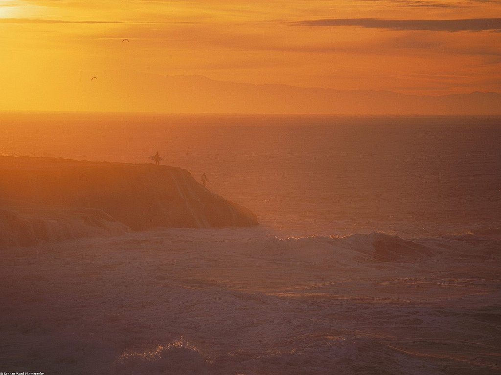 Winter Sunrise, Lighthouse Point, Santa Cruz, California
